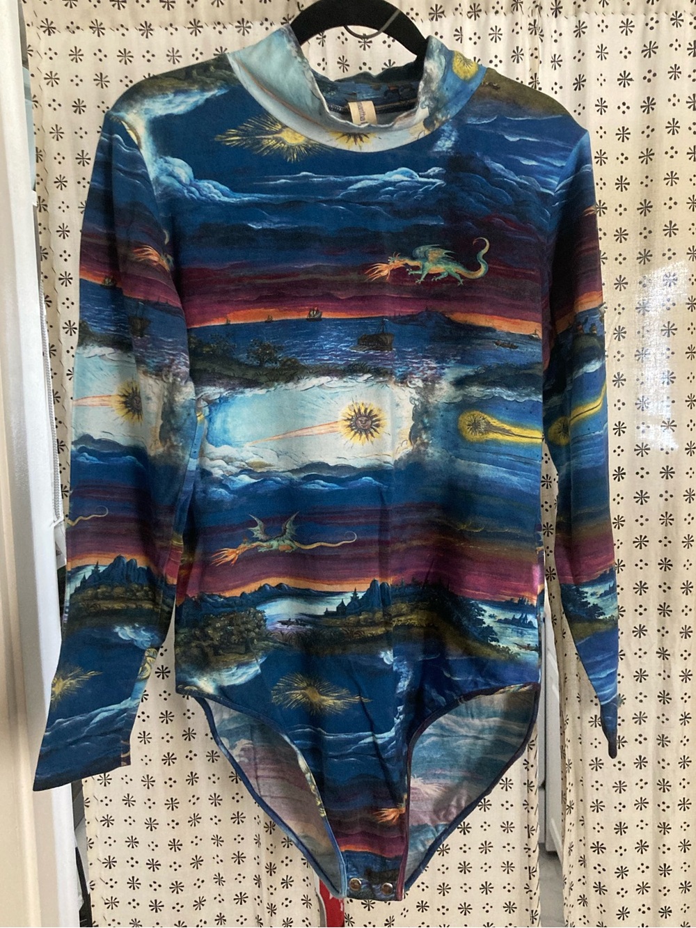 Samantha Pleet Dragon Print Turtle Suit 2X